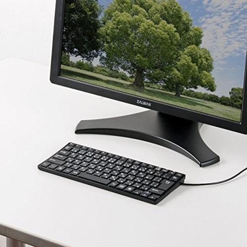 SANWA SUPPLY USB Slim Keyboard Black SKB-SL18BK Free Ship w/Tracking# New Japan - Picture 2 of 10
