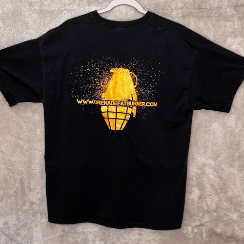 Grenade Thermo Detonator Fat Burner T-Shirt Nera Uomo Taglia Large - Foto 3 di 9