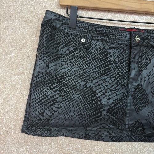 TRIPP NYC Black Mini Skirt Size XL Grunge Punk Edgy Goth - Picture 2 of 8
