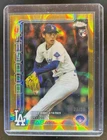 2025 Topps Chrome Update Roki Sasaki RC Gold Lava Refractor #21/50 Dodgers