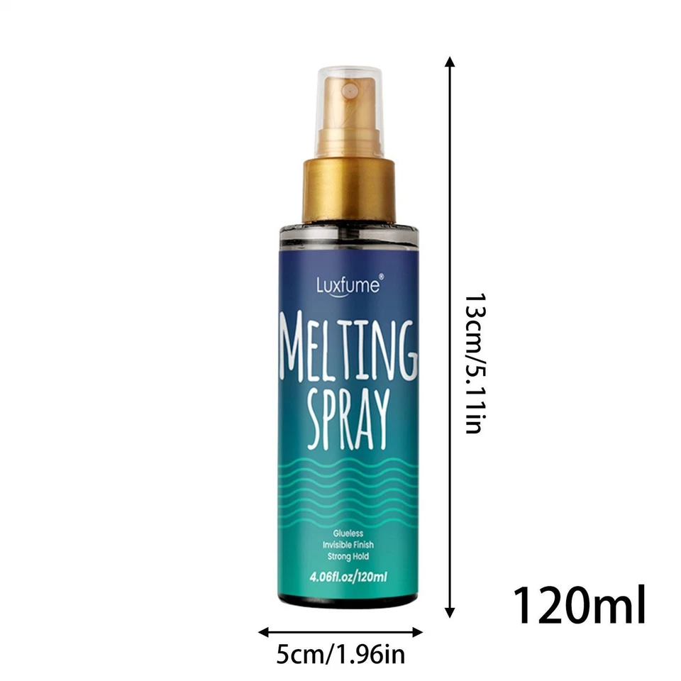 Lace Hairspray Melting Spray Front Lace Wig Glue Liquid Adhesive Hair Wax Cool - Image 3 of 4