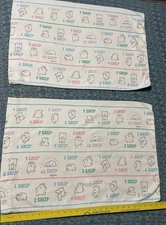 Vintage 1986 Boynton For Lady Pepperell Counting Sheep Set Of 2 Pillowcases EUC