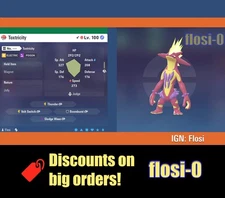 6IV Shiny Toxtricity Amped Pokemon Legends ZA (Legends Z-A)