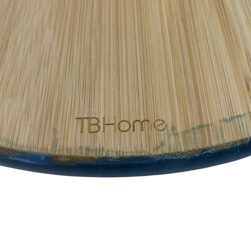 Handmade TB Home Bamboo Ocean Resin Lazy Susan 14 Inch Round - Picture 6 of 6