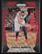 Nikola Mirotic 2017-18 Panini Prizm #248 Prizms Ruby Wave Chicago Bulls