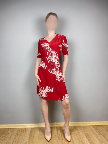 McQ by Alexander McQueen Women’s Red Viscose Dress – Size IT38 / US2 / UK6 - Picture 2 of 10