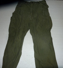 VINTAGE BDU Military Cargo Pants Mens Large Green Ripstop Trousers C-27