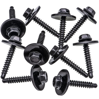 10Pcs M4.2X1.41X25 Multi-Purpose Bolt for GM Chevy 11547421 -Wheelhouse Liner Bu