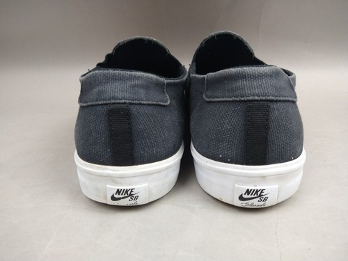 Nike SB Portmore II Solarsoft Shoe Black Canvas Slip-On Skateboarding Mens 10.5 - Bild 6 von 12