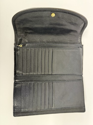 Cartera y billetera Michael Kors Naomi de cuero de lujo negra con cremalleras - Imagen 8 de 10