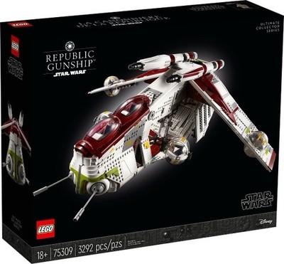 LEGO Star Wars UCS Republic Gunship 75309 New Sealed Retired Set