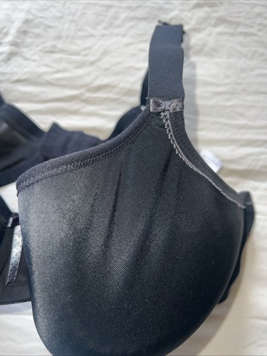 Elomi Bijou Underwire Lined J-hook on back Plunge Bra 8722 USA size 40G - Picture 3 of 9