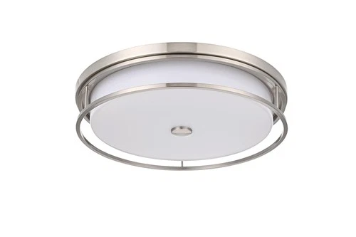 Living District Kolson 20" Led Flush Mount in Polished Nickel - Picture 7 of 8
