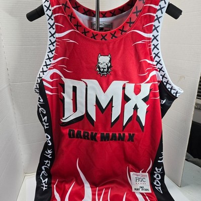 Headgear Classics Men's DMX Ruff Ryders Basketball Jersey Red Size
