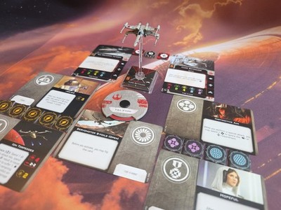 !MOVEABLE FOILS! T-65 X-wing LUKE SKYWALKER 2.0 UPGRADES! X-Wing Miniatures
