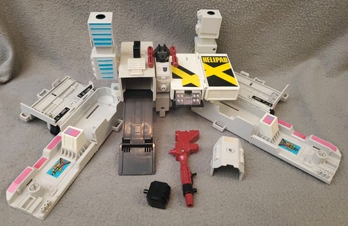 Vintage G1 Transformers Metroplex City Base 1986 Rubber Tire Version Parts Lot - Bild 9 von 12