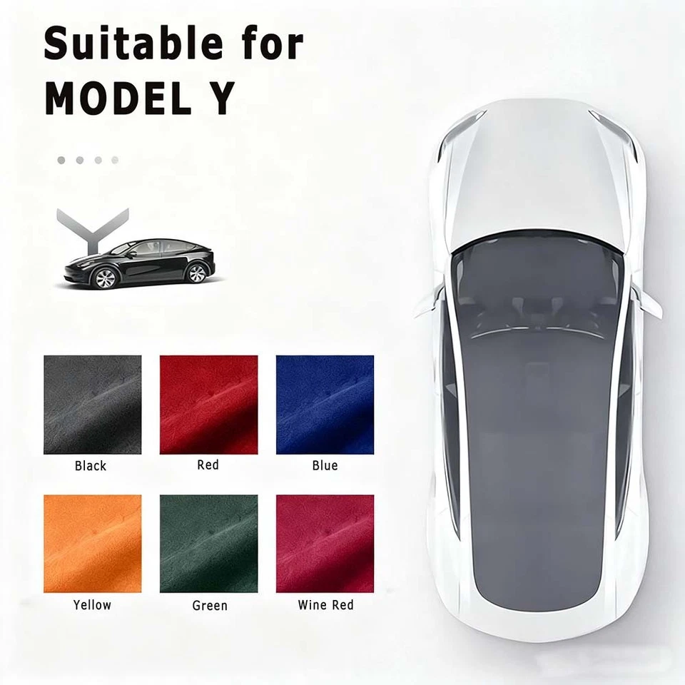 定制精密麂皮绒齿轮换档桨贴纸兼容特斯拉型号 Y — 第 2/4 张图片