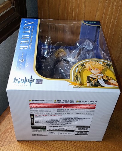 NEW/NIB Genshin Impact Traveler Aether 1/7 Kotobukiya (+Bonus Face) US SELLER - Picture 10 of 10