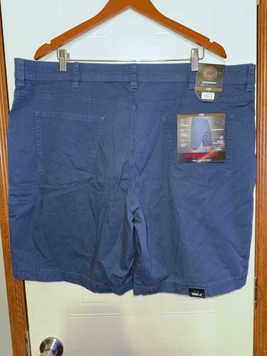 Neu mit Etikett wetterfeste multifunktionale Ripstop Utility Shorts in Sturmblau Größe 42 W - Bild 5 von 14