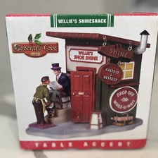 2008 LEMAX Christmas Willie's Shineshack Shoe Shine #83698 Carole Towne