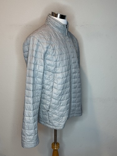 Chaqueta acolchada ecológica The North Face Thermoball cremallera completa gris para hombre talla L - Imagen 5 de 8