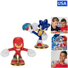Epic Sonic vs Knuckles Mini Collectible Action Figures with Battle Controllers