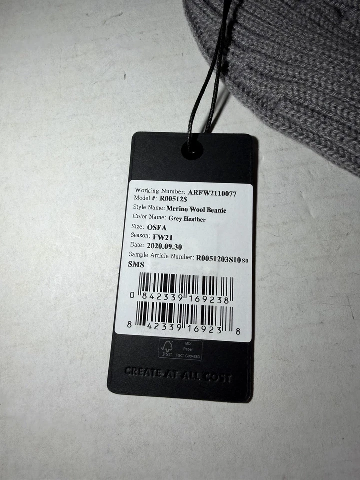 Gorro de esquí de lana merino Armada Foto 3 de 3