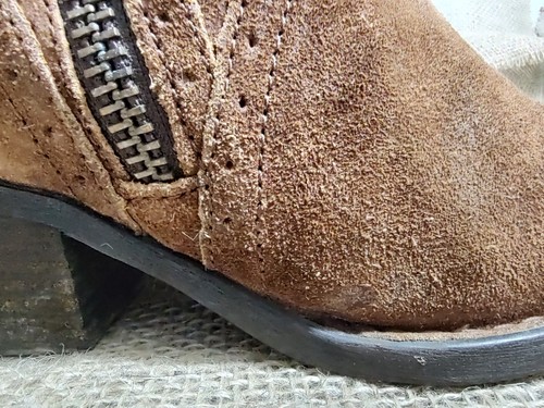Born F08626 Mujer Talla 6 M Marrón Alto Gamuza Hasta la Rodilla Botas de Montar Cremallera - Imagen 11 de 17