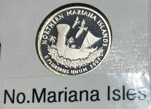 2009- 6 State Quarters (US Territories and DC) all Silver Proof - Picture 7 of 7