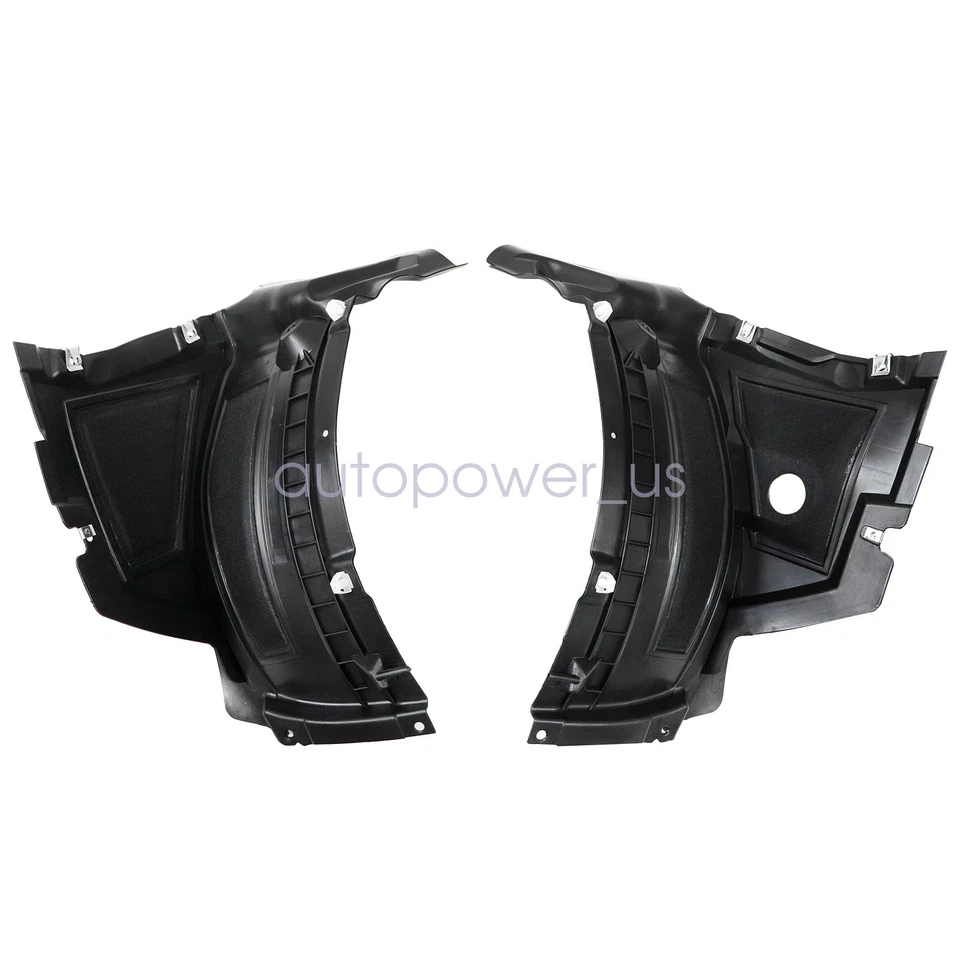 Juego de 2 protectores contra salpicaduras para sección delantera derecha y derecha Fit Audi A6 Quattro 2012-2015 Foto 2 de 4