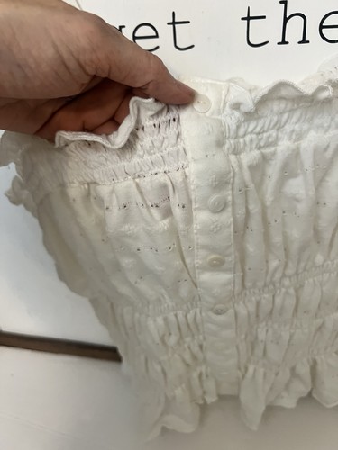 Vintage Y2K Meraki Coquette Milkmaid Cottagecore Tank Top – Size Large. V - Picture 5 of 7