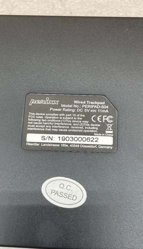 Perixx PERIPAD-504 Wired USB Portable Touchpad for PC Laptop External Touch Pad - Picture 2 of 4