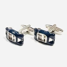 Blue Car Cufflinks For Men Birthday Wedding Sports Convertible Cufflink In Box