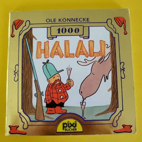 Pixi Buch, Nr. 1000, Goldener, Jubiläumstitel, Halali, Minibuch, Carlsen ☆☆☆