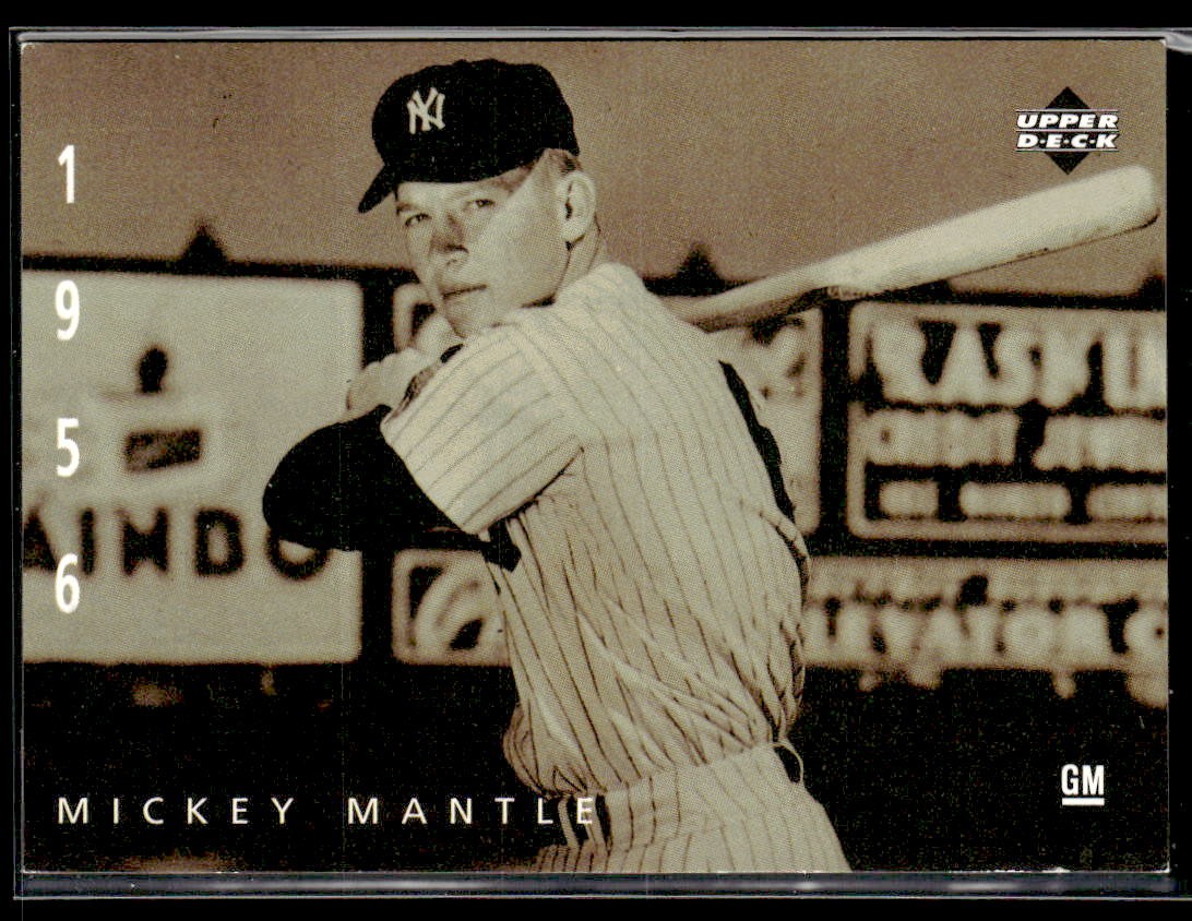 1994 Upper Deck Baseball: The American Epic #5 Mickey Mantle GM Card 3101O