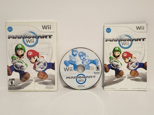 Mario Kart Wii - Nintendo Wii (2008) Complete with Manual CIB