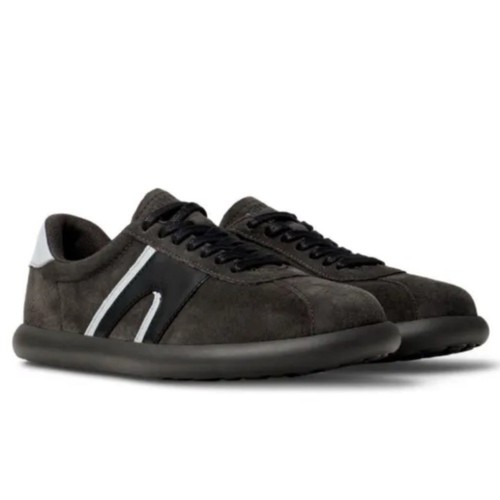 Camper NUEVO SIN ETIQUETAS Para hombres Pelotas Soller Zapatillas con cordones Gris Oscuro Zapatos de cuero 8/41 - Imagen 2 de 13