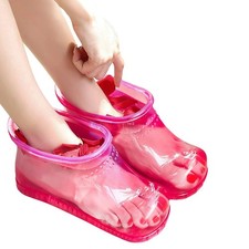Massage Foot Bath Shoes Portable Feet Soaking Tub, Movable Foot Soaker Pedicu...