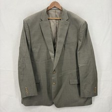 Lauren Ralph Lauren Blazer Mens 54L Gray Silk Wool Sport Coat Jacket Classic Fit