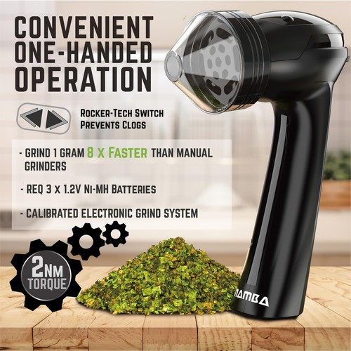 MAMBA V2-50 Elektrische Kräutermühle 1 Gramm 50mm 1500mAh Li-Ion USB Wiederaufladbar - Bild 6 von 7