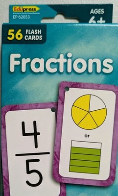 Teacher Created Resources Fractions Flash Cards (EP62053)