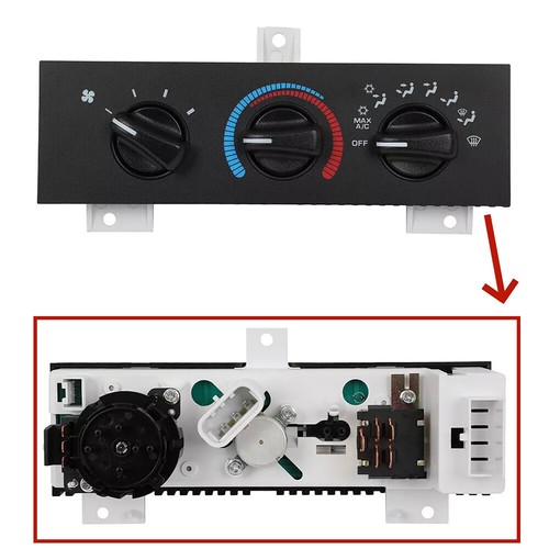 Reliable A/C Heater Manual Climate Temp Control Panel For Dodge 1998-2003 - Picture 9 of 10