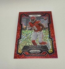 2023 Panini Prizm Football Rashee Rice Red Sparkle MINT Card!