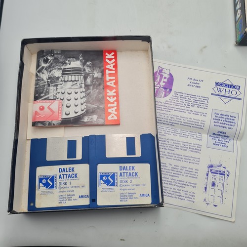 Dalek Attack Amiga 500+ Big Box Game w Manual - Afbeelding 6 van 11