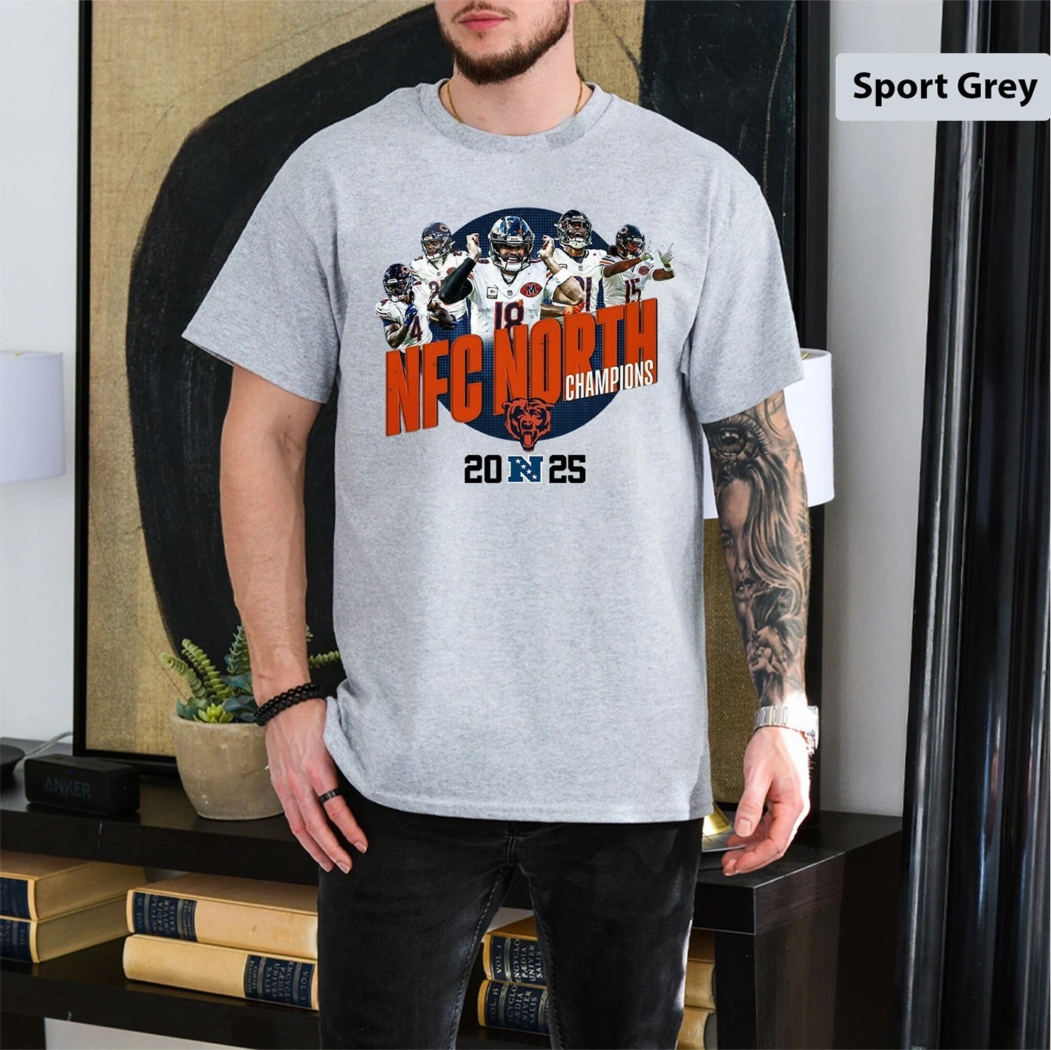 Chicago Bears 2025 NFC North Division Champions T-Shirt