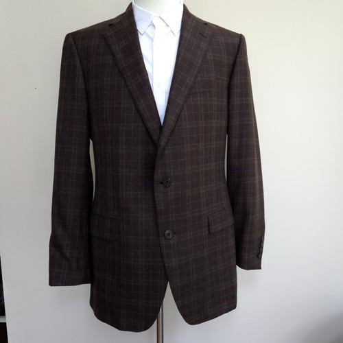 Blazer Samuelsohn Para Hombres 40 Abrigo Deportivo de Lana a Cuadros Chaqueta A Rose Clothier Houston - Imagen 1 de 20