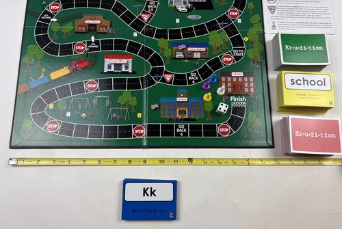ERUDITION Board Game Er.u.di.tion Learning Sight Words Acumen ~ Missing 1 pawn - Picture 12 of 22