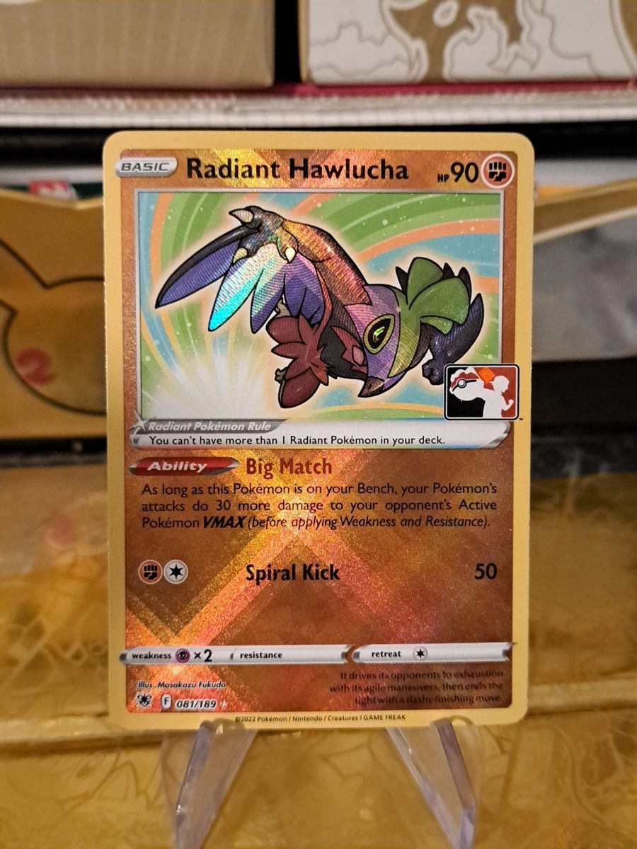 Radiant Hawlucha 081/189 Prize Pack Series Cards for sale | eBay