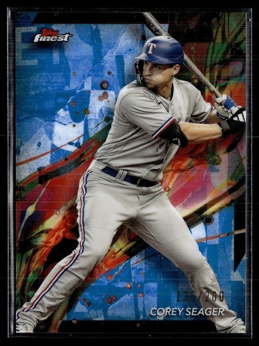 2024 Finest Blue /200 Common 5 Corey Seager Texas Rangers