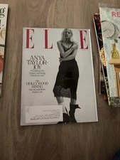 ELLE MAGAZINE - JUN / JULY 2024 - ANNA TAYLOR-JOY - FASHION CLOTHING PERFUME ADS